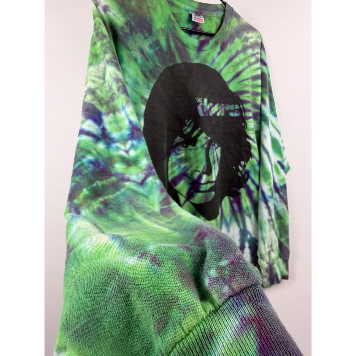 Vintage 90s The Doors Jim Morrison tie dye long sleeve, XL