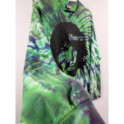 Vintage 90s The Doors Jim Morrison tie dye long sleeve, XL