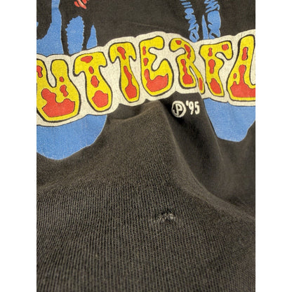 Vintage 1995 Iron Butterfly psychedelic tee, single stitch, Hanes, XL