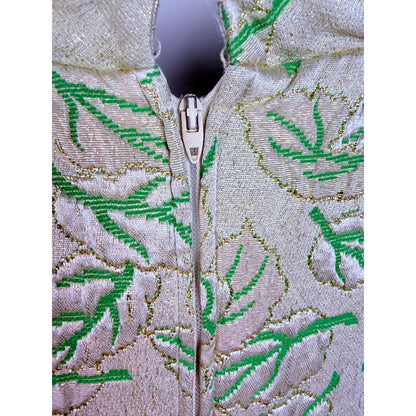 Vintage 1960s MCM Mod Lurex Shift Dress