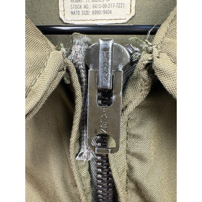 Cold weather military flyer’s jacket, NSN:8415-00-217-7221, vintage, MED-Long