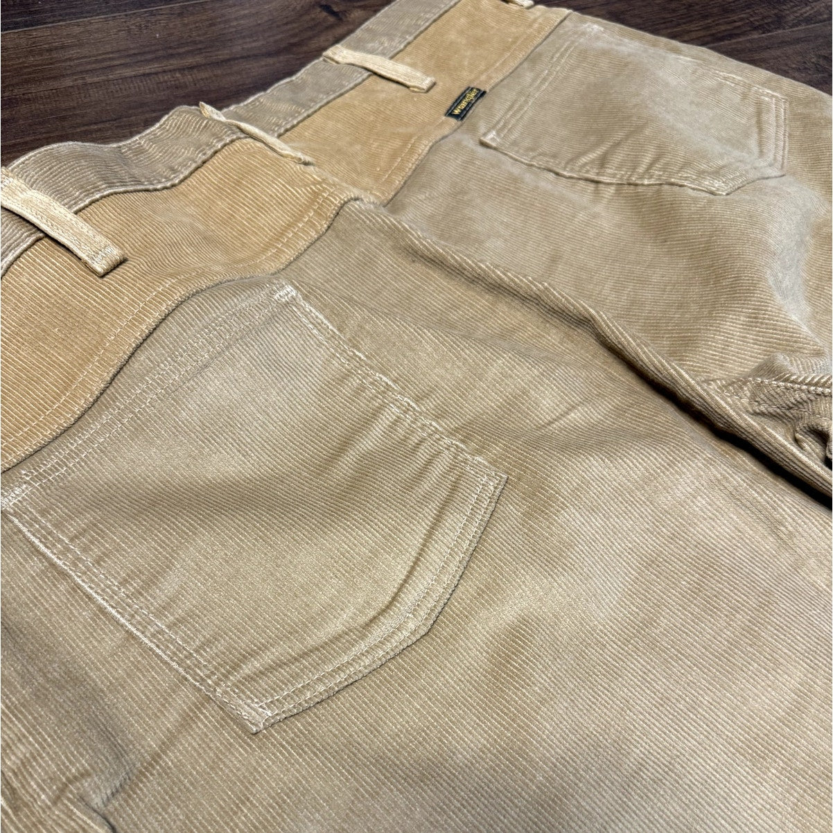 Two- tone Wrangler corduroy bell bottoms (1970s)