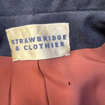 1940s Strawbridge & Clothier Wool Equestrian Jacket Belted Petite Gray XS