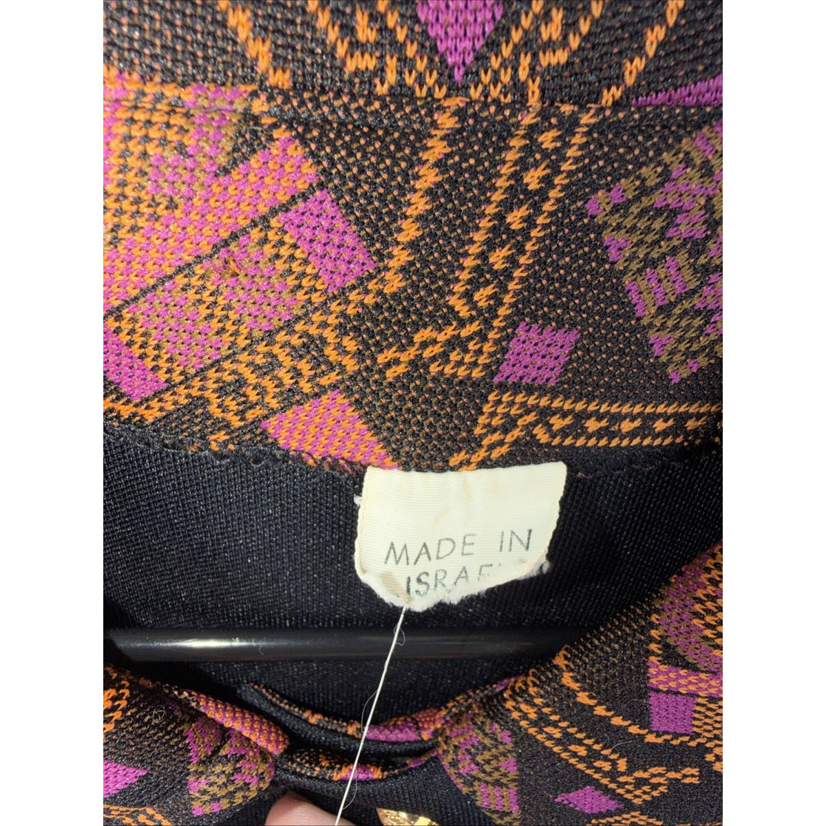 Vtg 70s BUTTERFLY COLLAR POLYESTER PSYCHEDELIC Beagle 38 (M) Pocket Gold Western