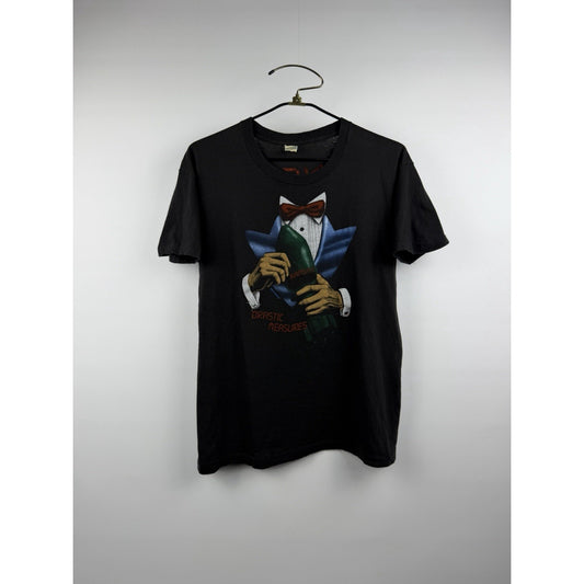 Vintage Kansas 1983 Drastic Measures Tee Single Stitch Double Sided XL 22.5x27