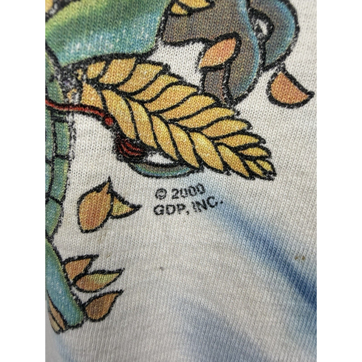 Vintage 2000 Grateful Dead Terrapin Moon tie dye tee, XXL