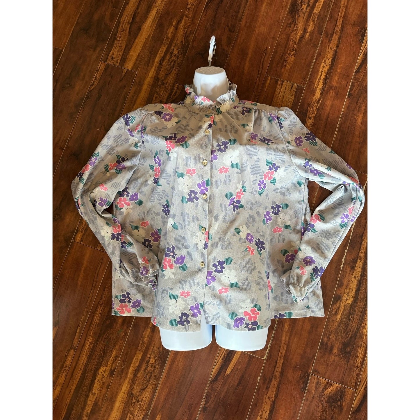 Garden business, Florence Henderson floral tie top (1980s)