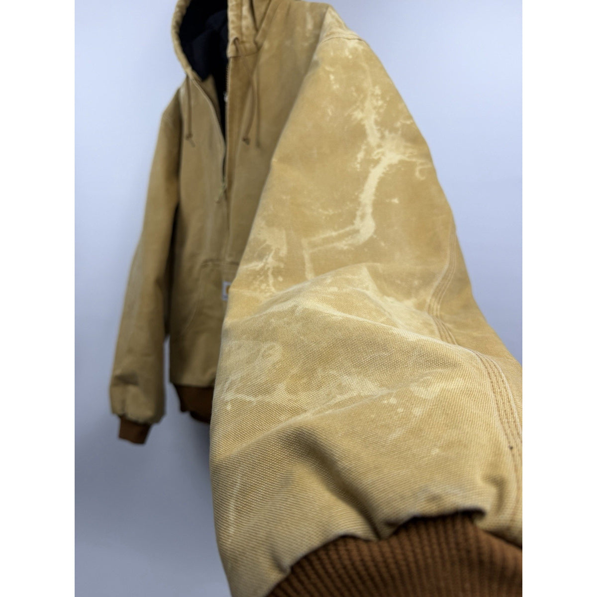 Vintage 2008 Carhartt J140 BRN Tall Jacket Distressed Showroom Piece Large 25x28