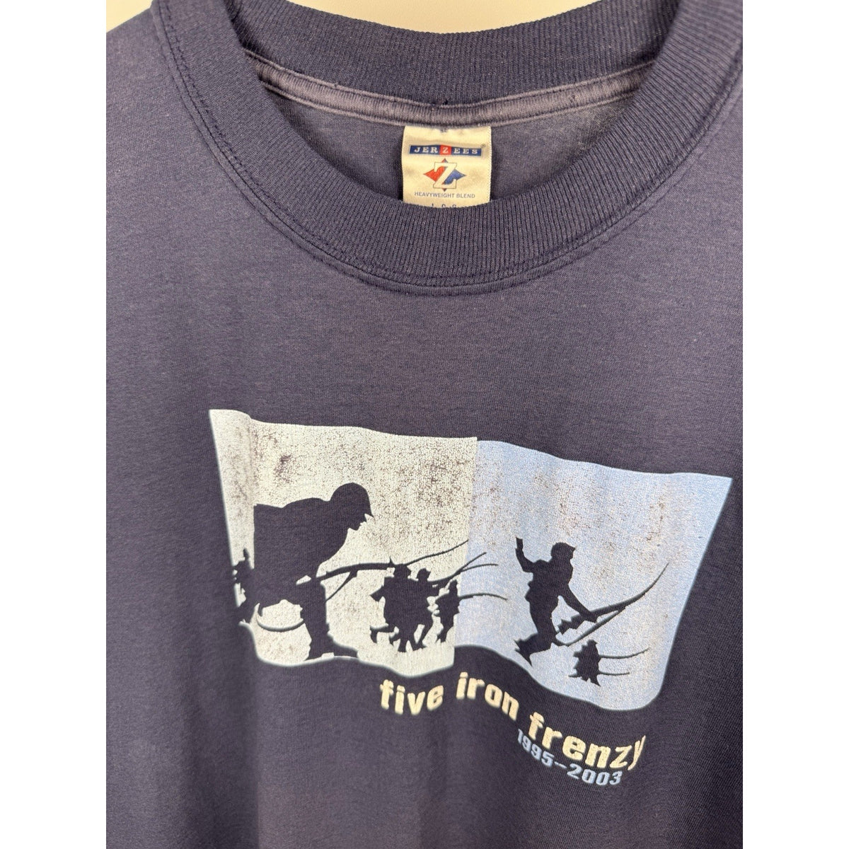 Vintage 2003 Five Iron Frenzy farewell tour tee, Jerzees, L