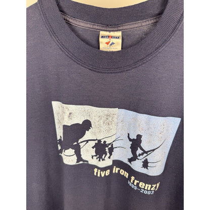 Vintage 2003 Five Iron Frenzy farewell tour tee, Jerzees, L