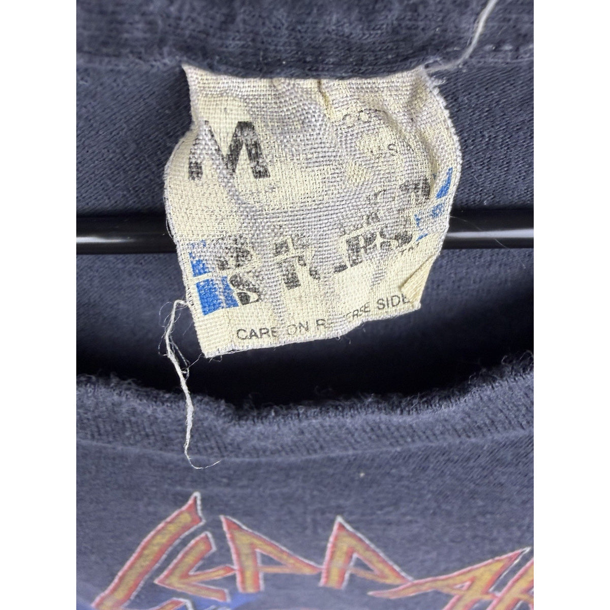Vintage 1983 Def Leppard Pyromania Rock Till You Drop Tour Till We Drop M 18x25