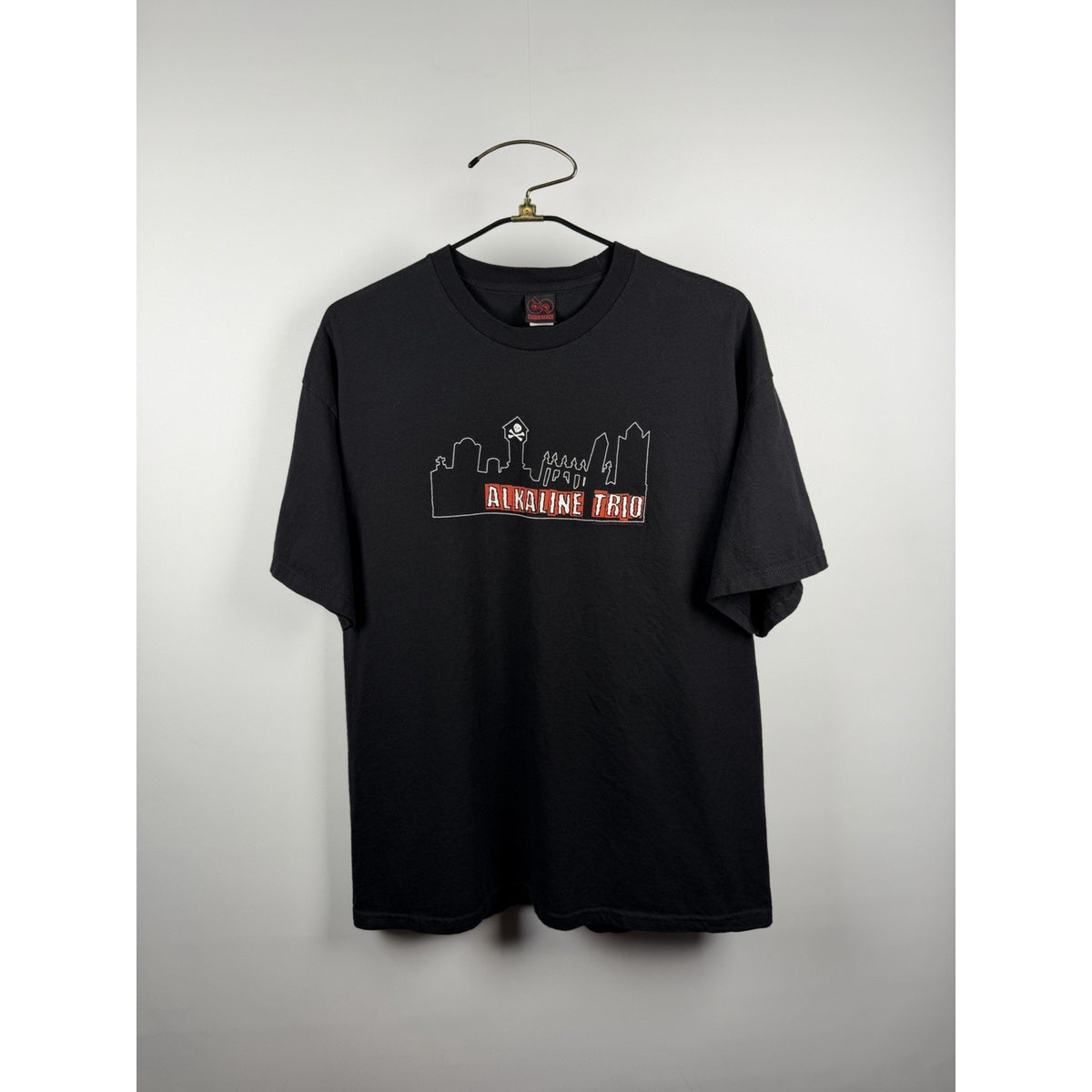 Vintage 2004 Alkaline Trio Shirt Punk Rock Matt Skiba Cinder Block XL 23x29
