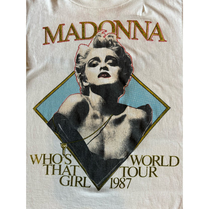 Vintage Madonna Who’s That Girl tour shirt RARE size Large (1987)