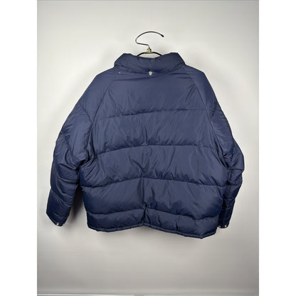 Vintage 80s Struggle Gear Goose Down Puffer Jacket Mens XL Blue USA Talon Zip