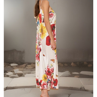 Wrap Up By VP Bouquet Chemise Medium Slip Dress