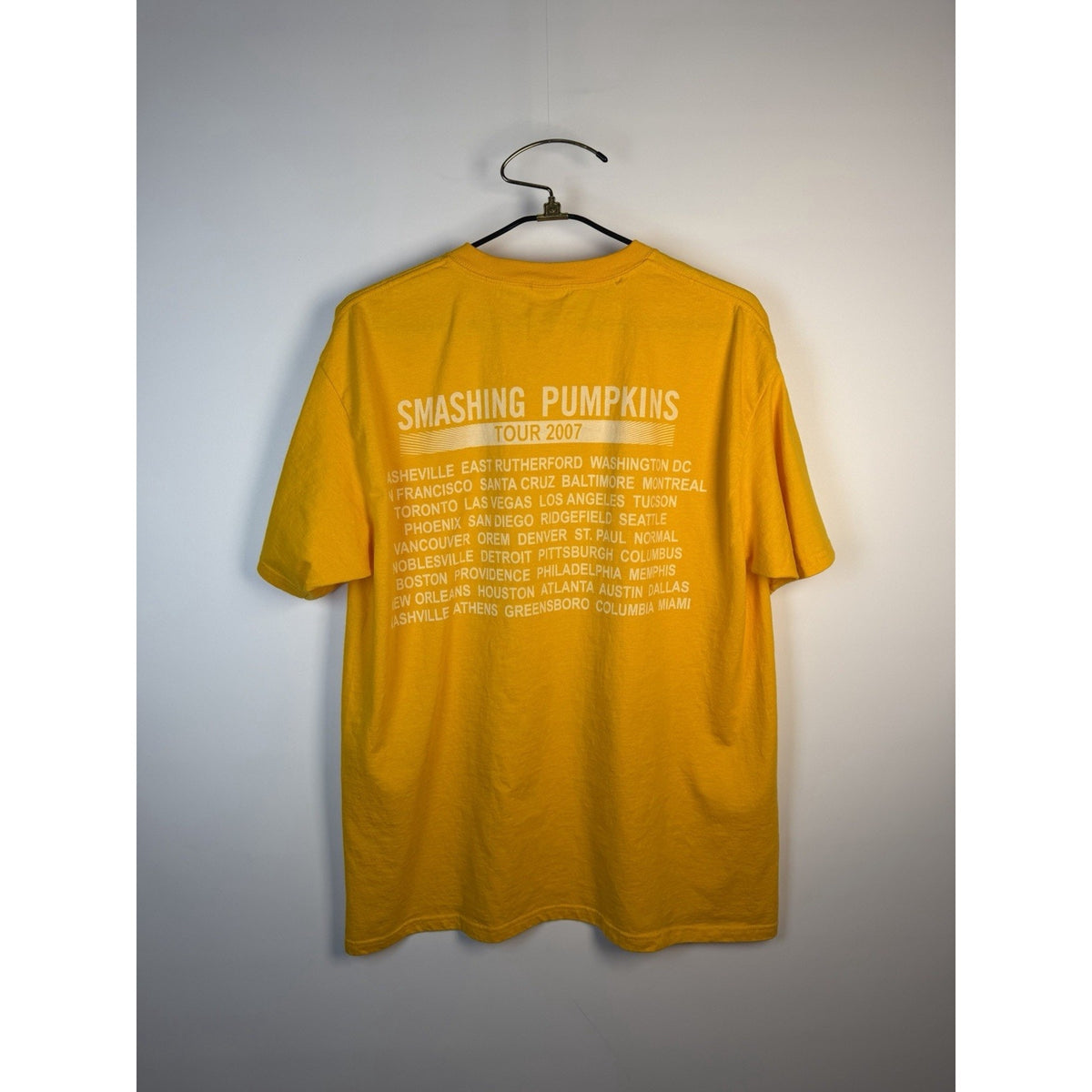 NWT 2007 Smashing Pumpkins Rare Deadstock Zeitgeist Tour Shirt Anvil XL 24x30
