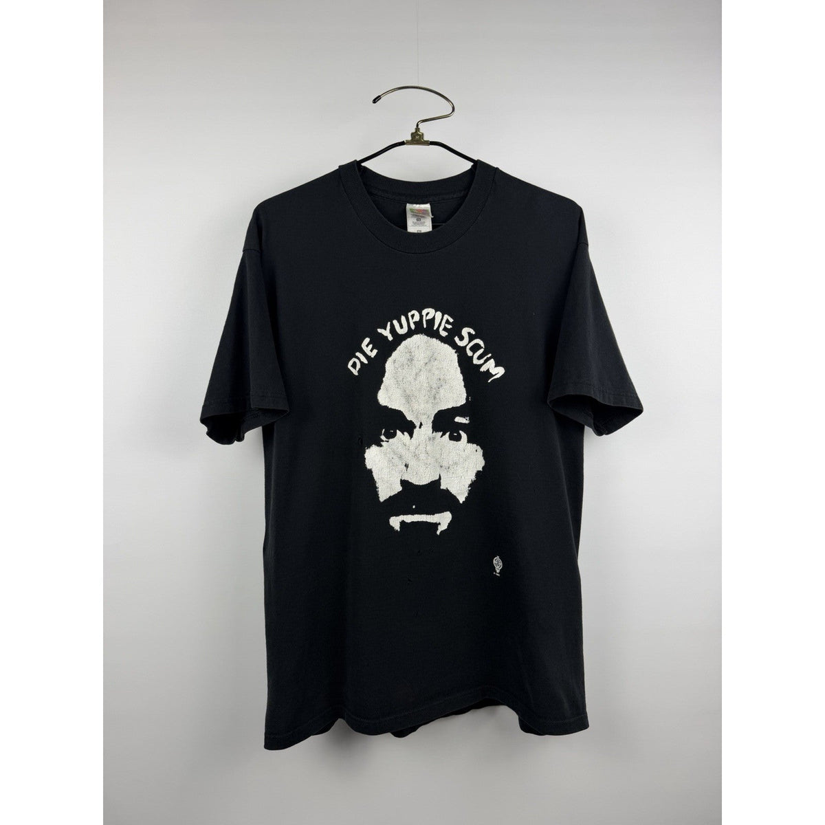 Charles Manson Die Yuppie Scum Mob Town tee, Fruit of the Loom, 1997, XL