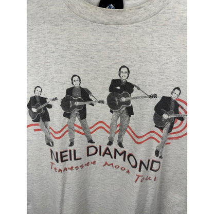 Vintage 1996 Neil Diamond Tennessee Moon tour tee, single stitch, L
