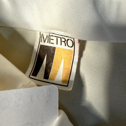 Metro cream dress pants – wide leg, size 30x30 (1970s)