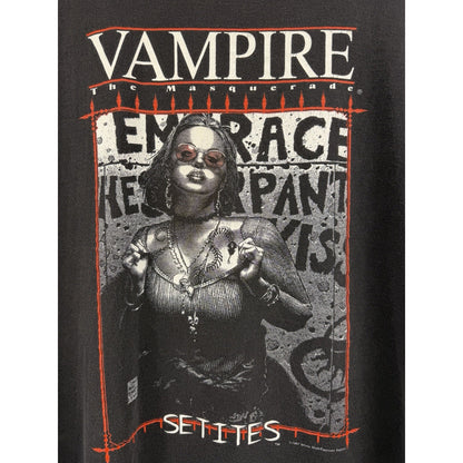 Vintage 1997 Vampire: The Masquerade Setites tee, Fashion Victim, XXL
