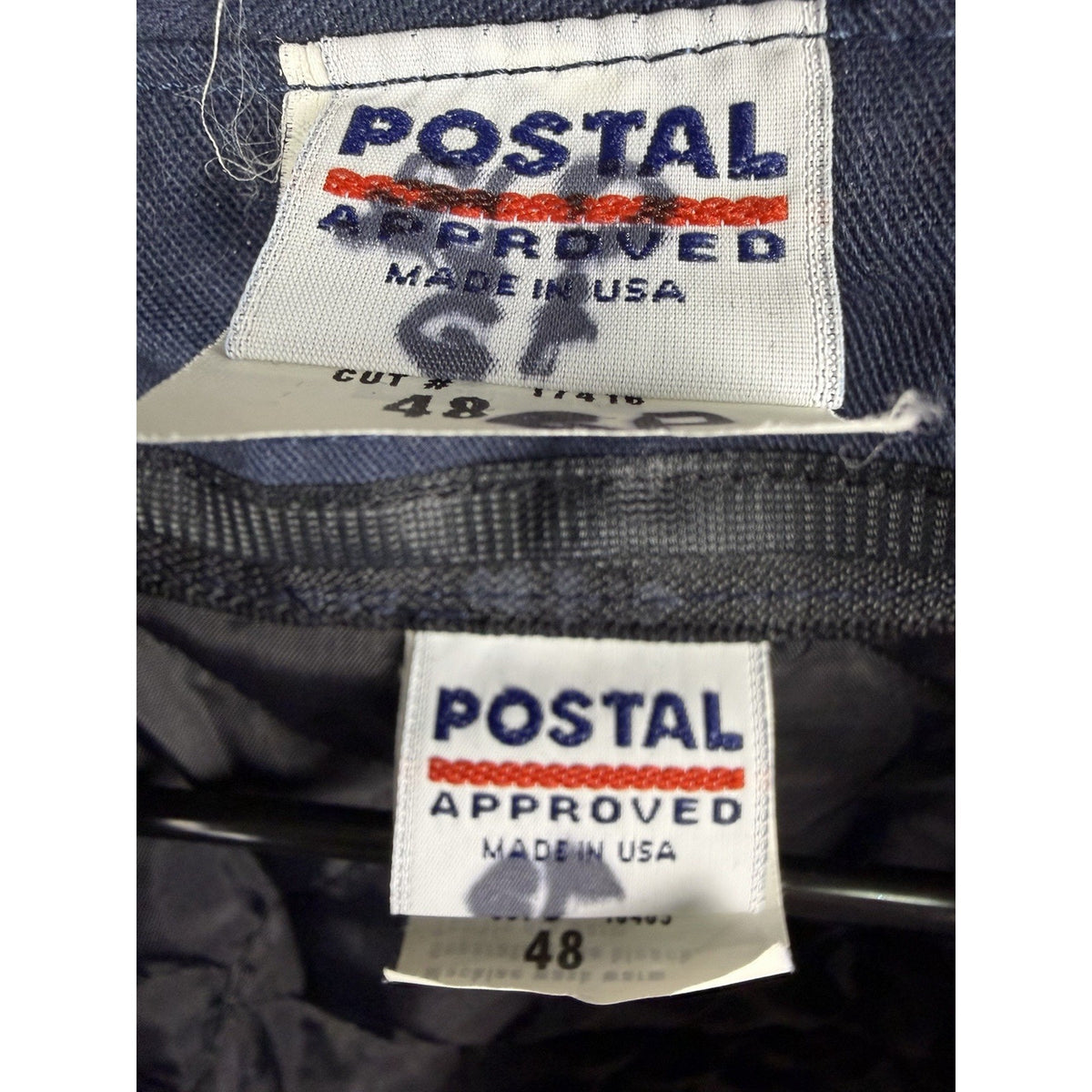 Vintage 80s USPS bomber jacket with zip-out liner, UFCW union made, XL
