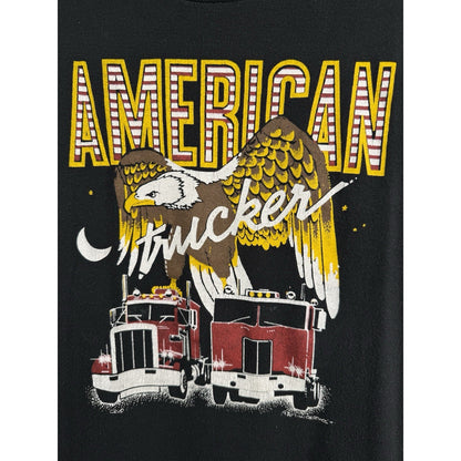 Vintage 1987 Original American Trucker Shirt Gulf Coast Sportswear XL 22.5x27