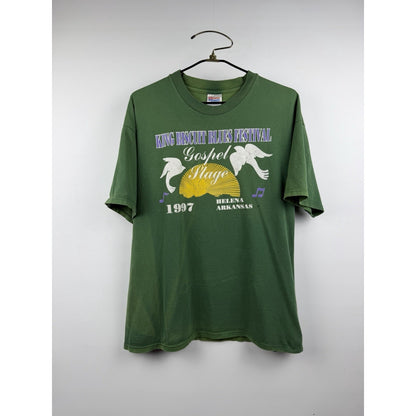 Vintage 1997 King Biscuit Blues Festival gospel stage tee, XL