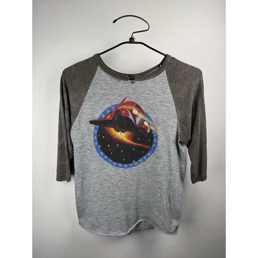 Vintage 1986 ZZ Top Afterburner Tour Shirt Raglan Large 20x26