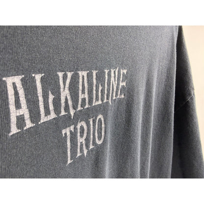 Vintage 2006 Alkaline Trio Rare Blood Pact Shirt Heart Skull Two Sided XL 24x28