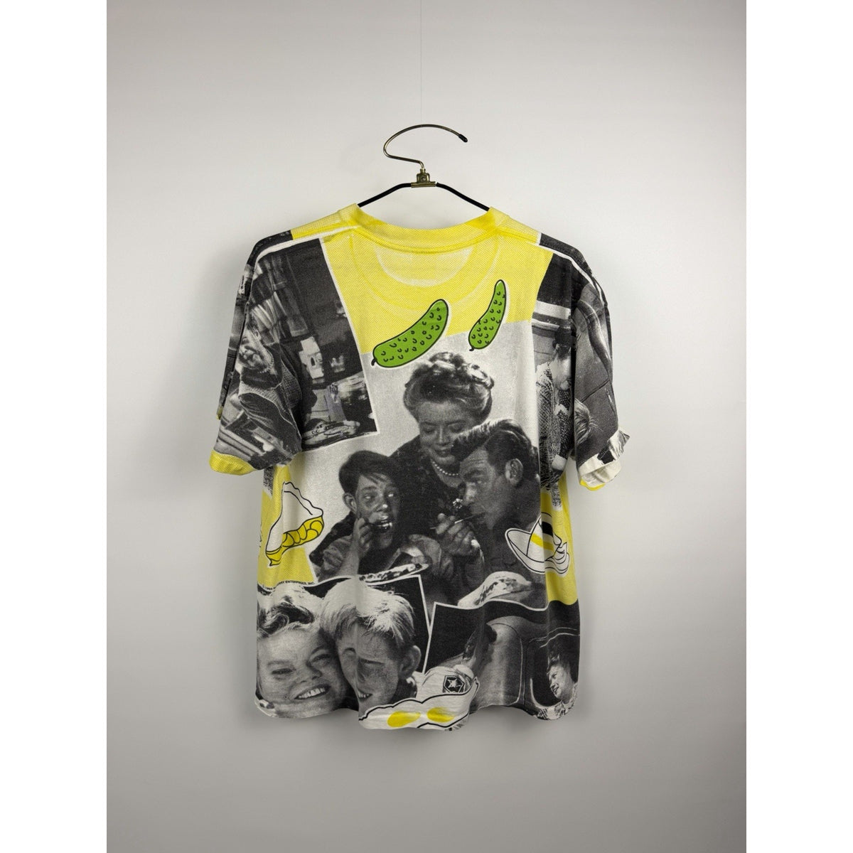 Vintage 1994 Andy Griffith Show Pickle Story all over print tee, XL
