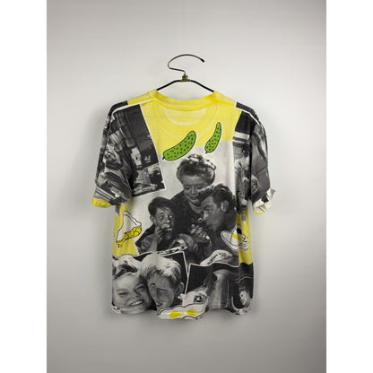 Vintage 1994 Andy Griffith Show Pickle Story all over print tee, XL