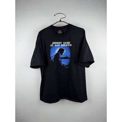 Vintage 2004 Johnny Cash At San Quentin Prison Double Sided Shirt Zion 2XL 25x31