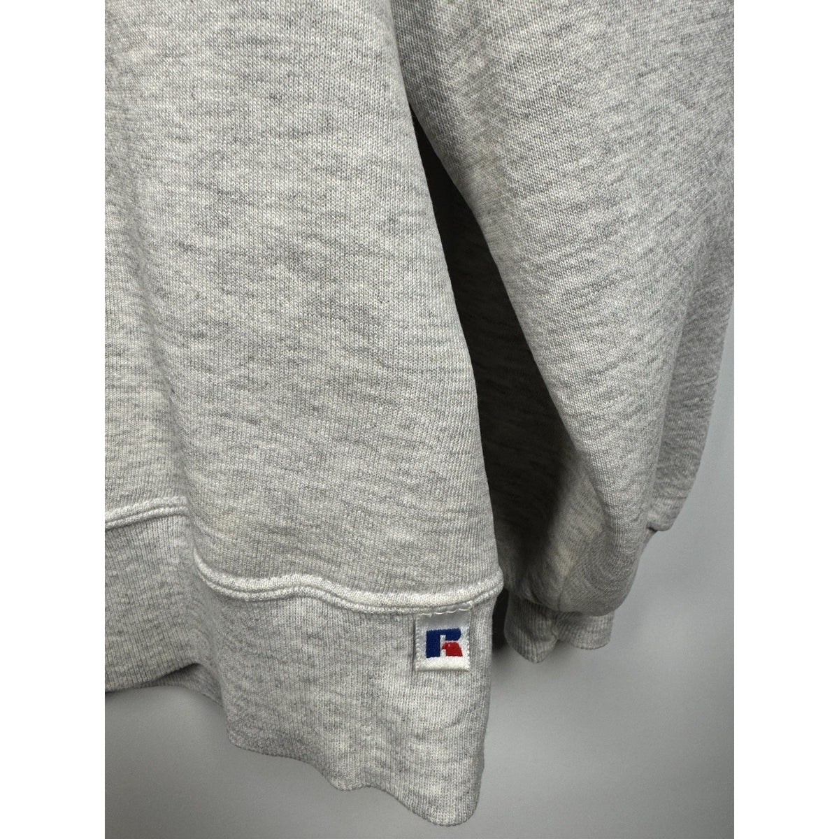 Vintage 90s Notre Dame Russell Athletic gray crewneck sweatshirt, L