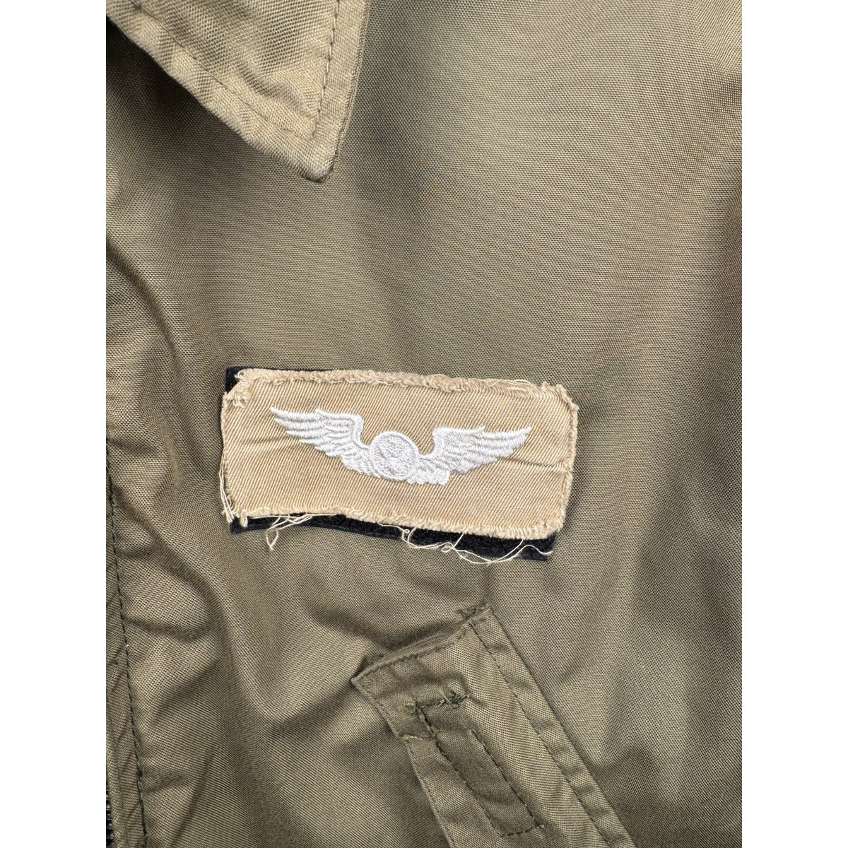 Cold weather military flyer’s jacket, NSN:8415-00-217-7221, vintage, MED-Long