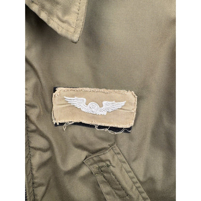 Cold weather military flyer’s jacket, NSN:8415-00-217-7221, vintage, MED-Long