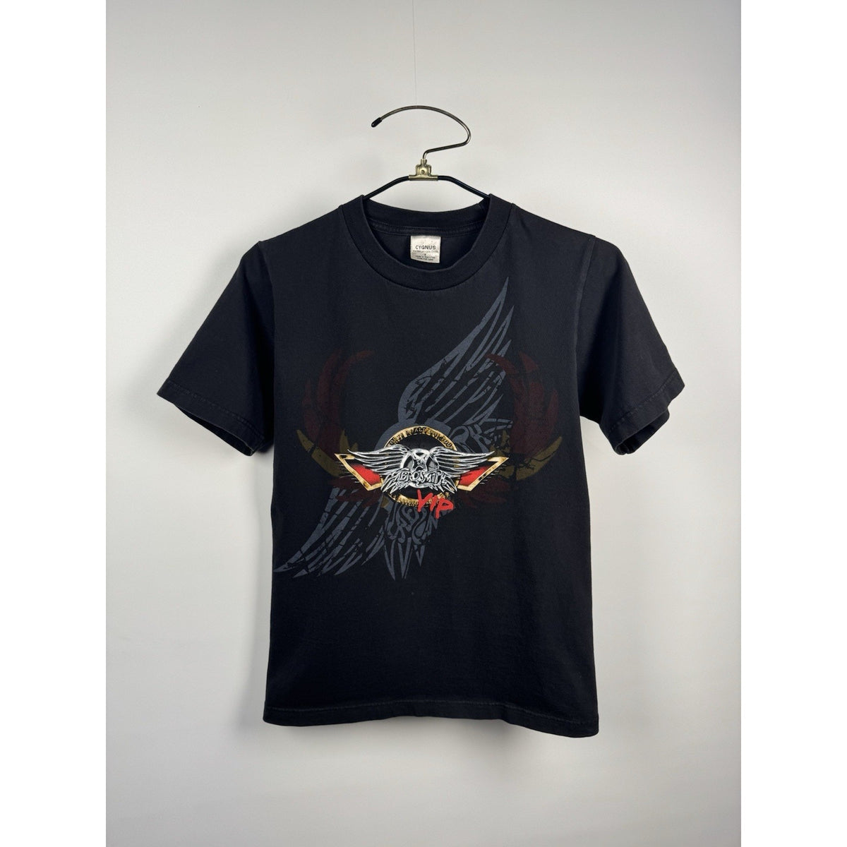 Vintage 2006 Aerosmith Route of All Evil tour VIP tee, Cygnus, S