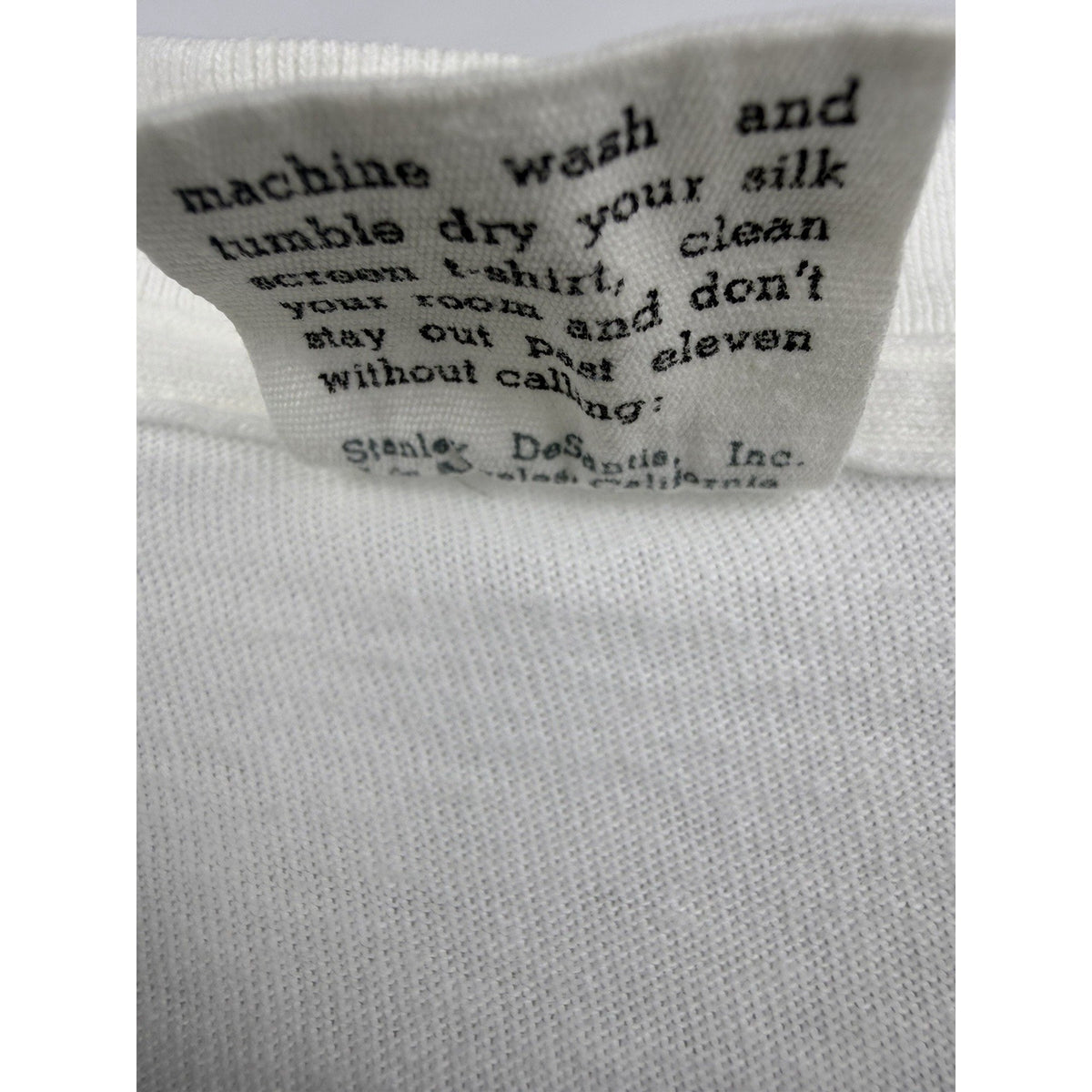 Vintage 80s Pee-wee Herman tee, Stanley DeSantis, cloud and sky, XL