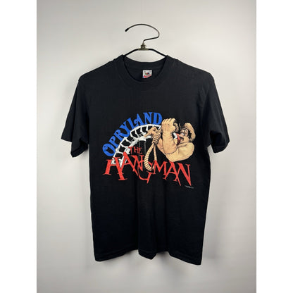 Vintage 90s Opryland Hangman roller coaster tee, single stitch, M