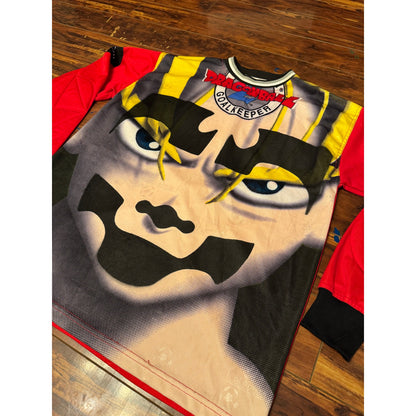 Vintage ICP Insane Clown Posse x Dragon Ball Z Custom Soccer Jersey XL Juggalord