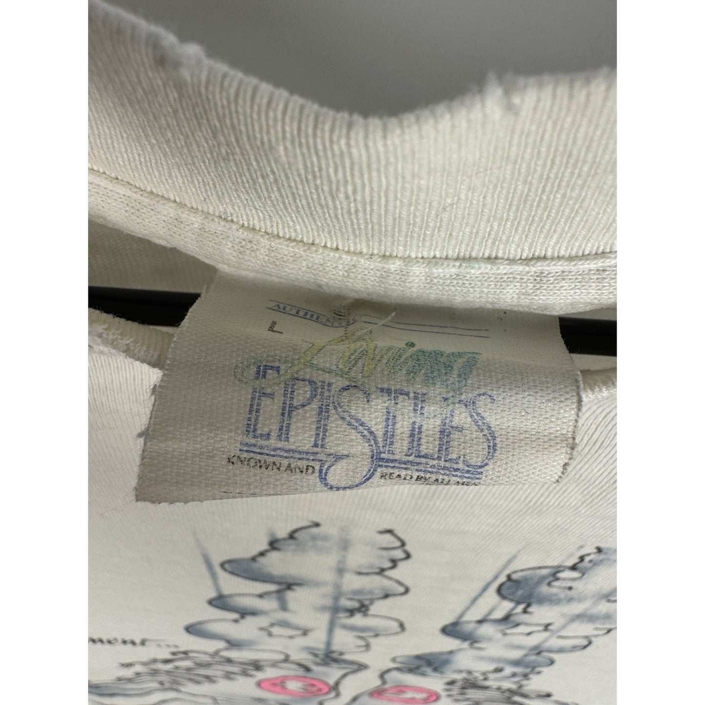 Vintage 1986 Living Epistles Twinkling Of An Eye Rapture Jesus Shirt Large 23x28