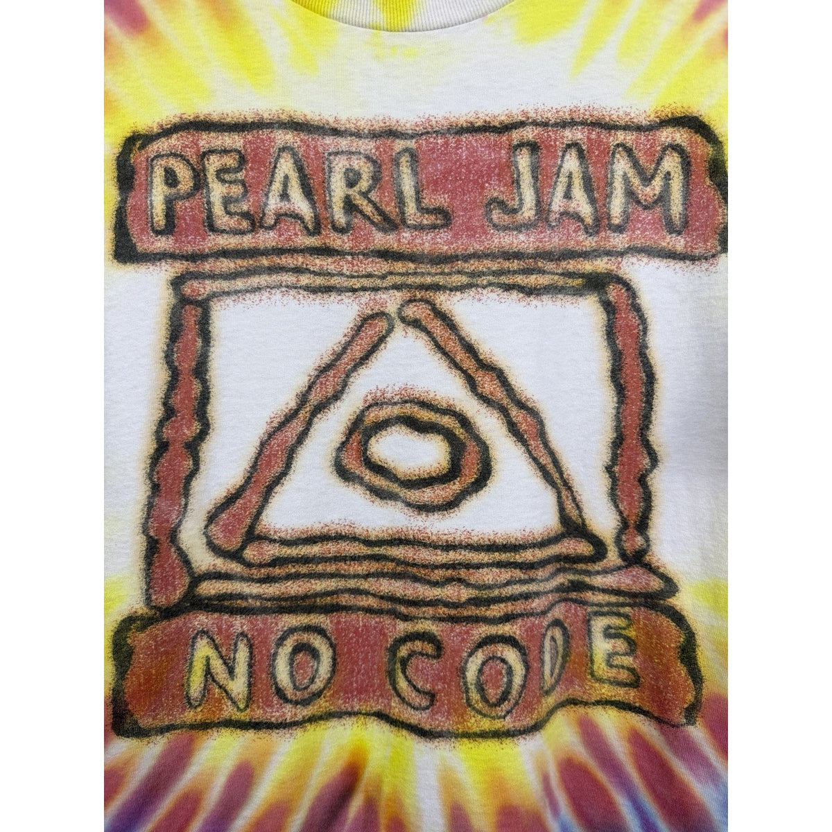 Vintage 1997 Pearl Jam No Code tour tie dye tee, Gildan tag, XL