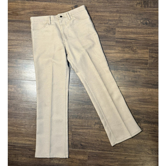 Wrangler khaki flares 35x31 (1970s)