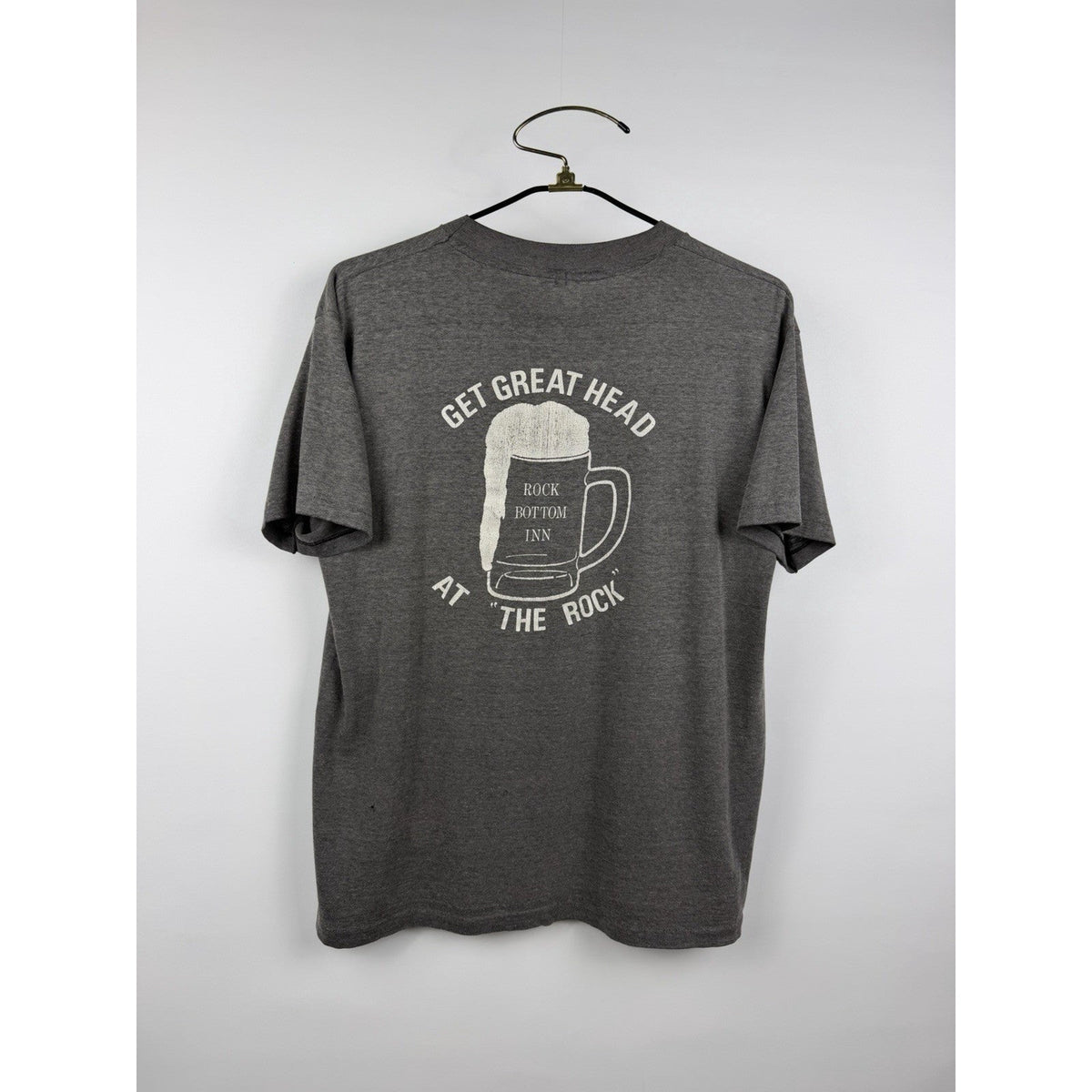 Get Great Head at Rock Bottom Inn Branchburg NJ beer shirt, 80s, XL