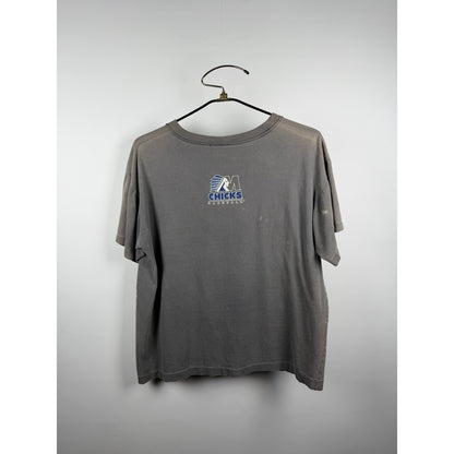 Vintage 1996 Memphis Chicks minor league baseball tee, faded, boxy L