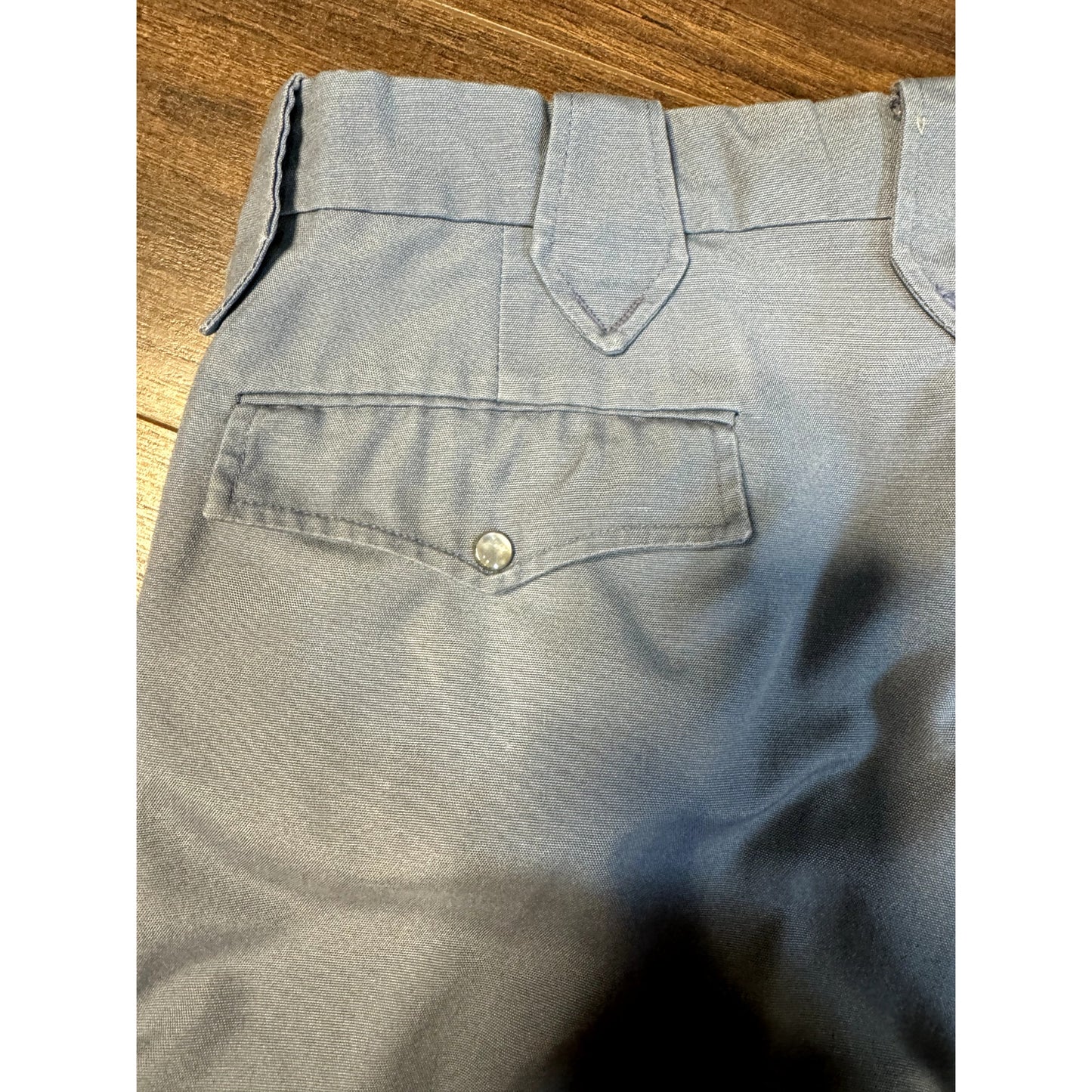 Norm Thompson Ranch Pants with pearl snap pockets 34sx28 (1970s)