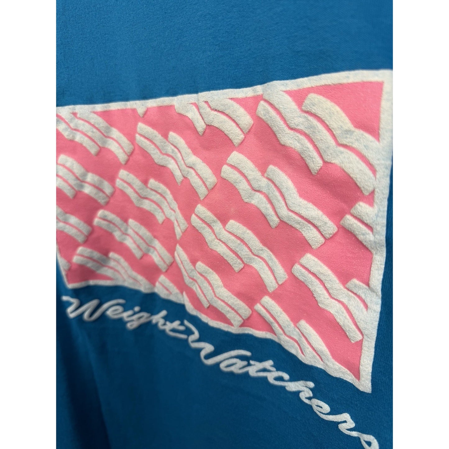 Vintage 80’s Weight Watchers Shirt Single Stitch Rare USA Puff Print XL 24x28