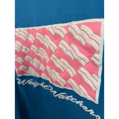 Vintage 80’s Weight Watchers Shirt Single Stitch Rare USA Puff Print XL 24x28