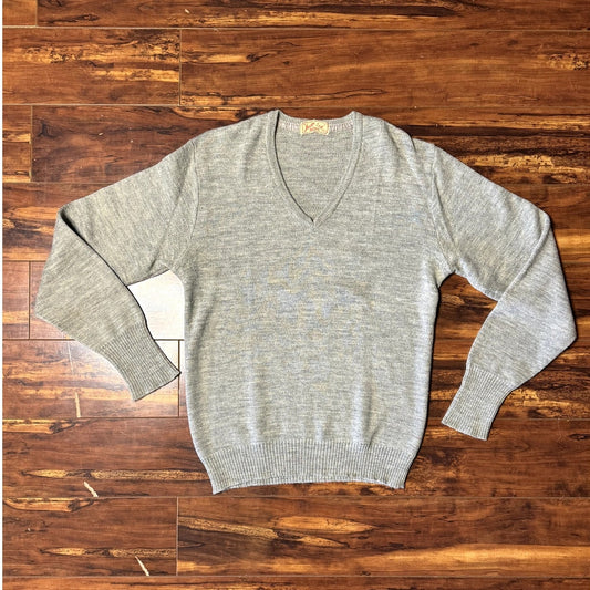 Jantzen gray khara fleece sweater (1960s)