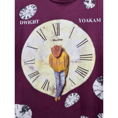 Vintage 1993 Dwight Yoakam This Time all over print tee, Jerzees, XL