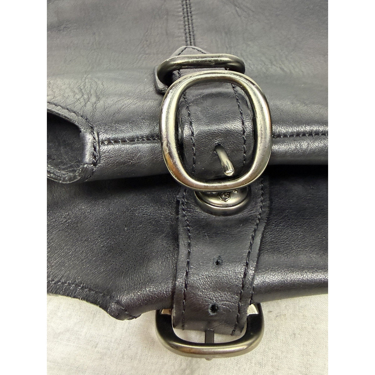 Coach Benita black leather over-the-knee riding boots, size 9.5 B